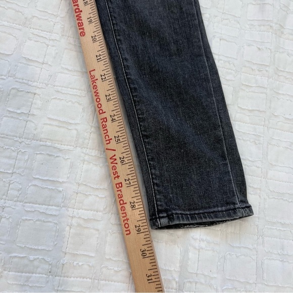 Paige Verdugo Jeggings 5 pocket denim jeans in charcoal gray EUC - Picture 6 of 9